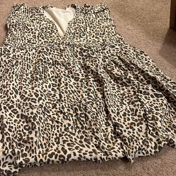 Thml animal print mini dress M - Picture 3 of 7